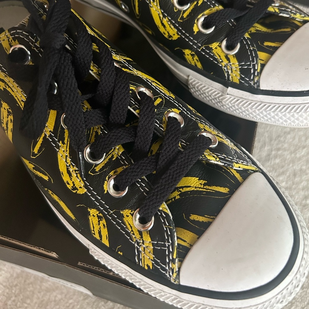 andy warhol banana converse all star shoes